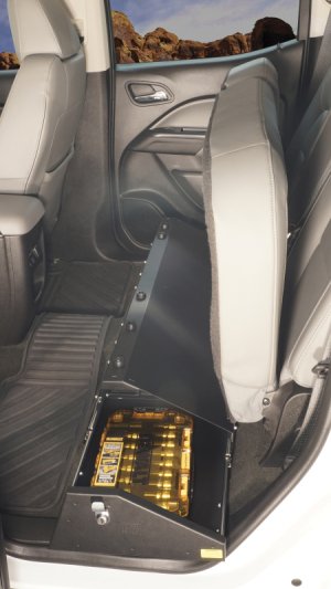 GMC Canyon Underseat Drawer - Tuffy Products - Standard Key - Black - `14-`22